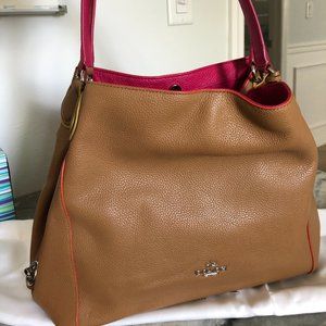 NWT Edie 31 Edgestain Leather Shoulder Bag